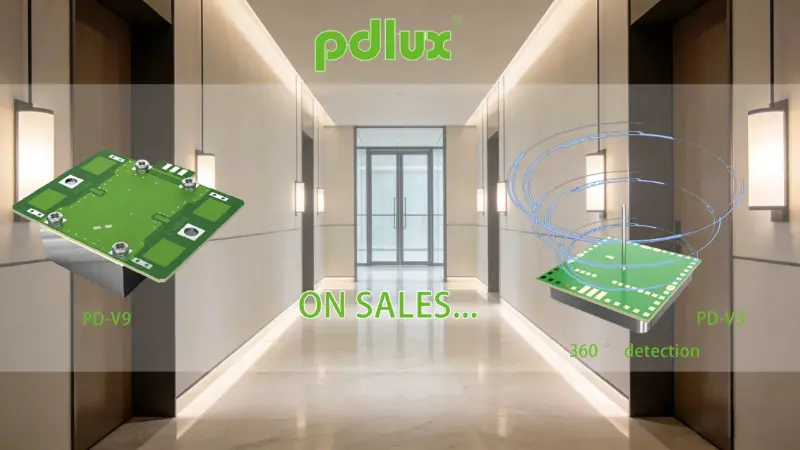 PD-V9 & PD-V3 మైక్రోవేవ్ మోషన్ సెన్సార్‌లు